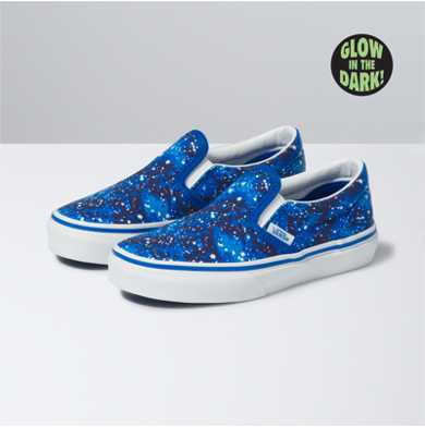 Kids Galactic Glow Classic Slip-On Shoe