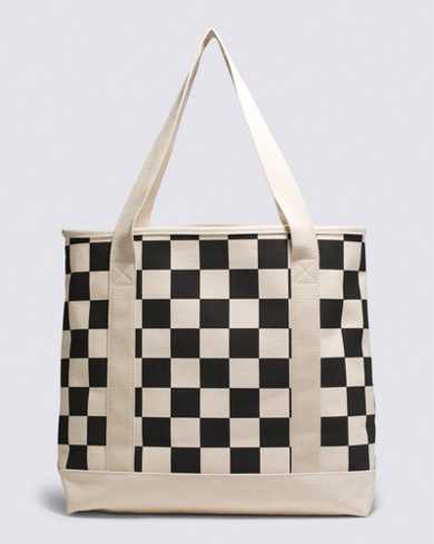 Vans Checkered Tote Bag in Black for Men