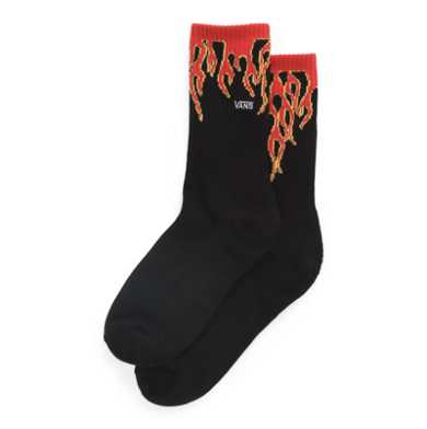 Kids Vans Flame Crew Sock Size 1-6