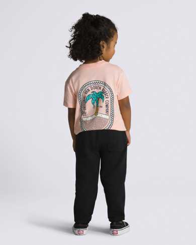 Little Kids Basic Check Logo Sweatpants