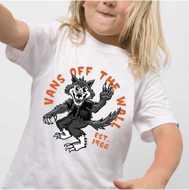 Little Kids Sk8 Wolf T-Shirt