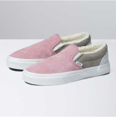 Pig Suede Sherpa Classic Slip-On