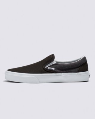 Vans Classic Slip-on Summer Linen Shoe(black)