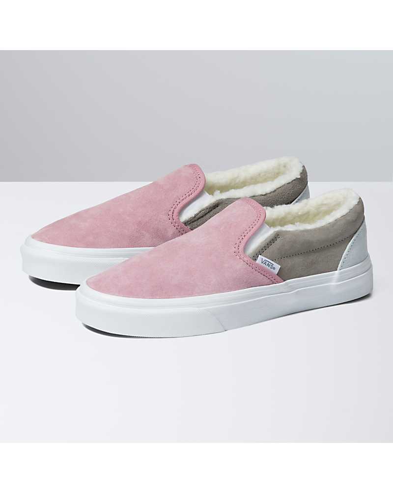 Classic Slip-On Pig Suede Sherpa Shoe