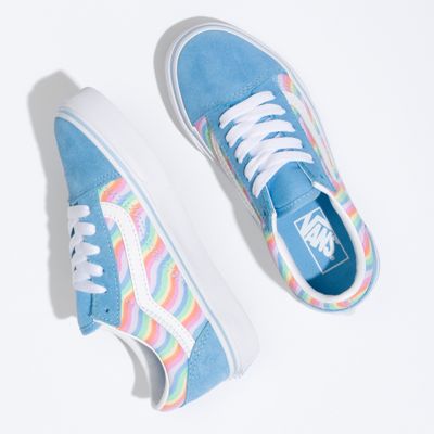 rainbow vans high tops