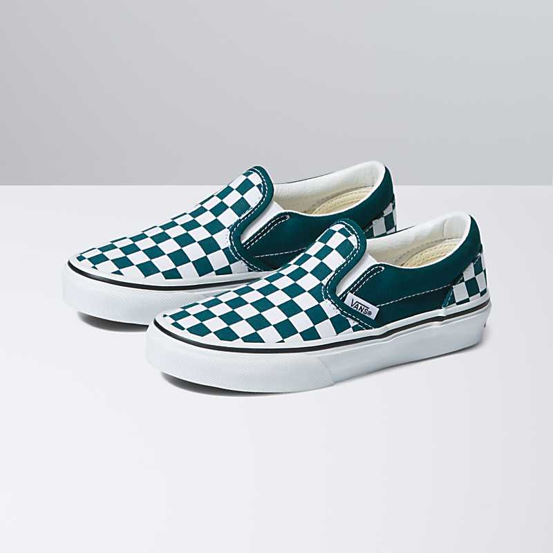 Kids Checkerboard Classic Slip-On Shoe