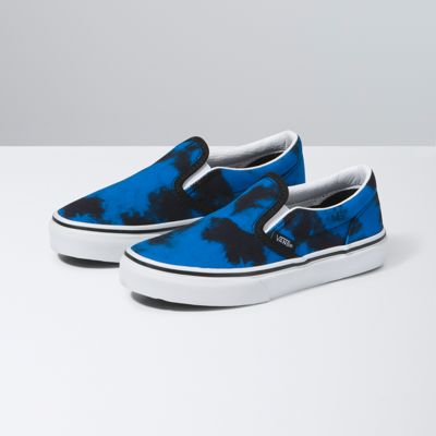 tie dye vans slip on womens