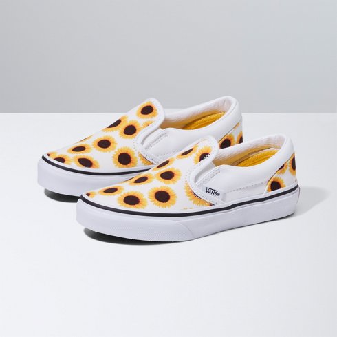 Vans | Kids Classic Slip-On Sunflower Yellow/True White Shoes