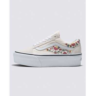 Floral Embroidery Old Skool Stackform Shoe