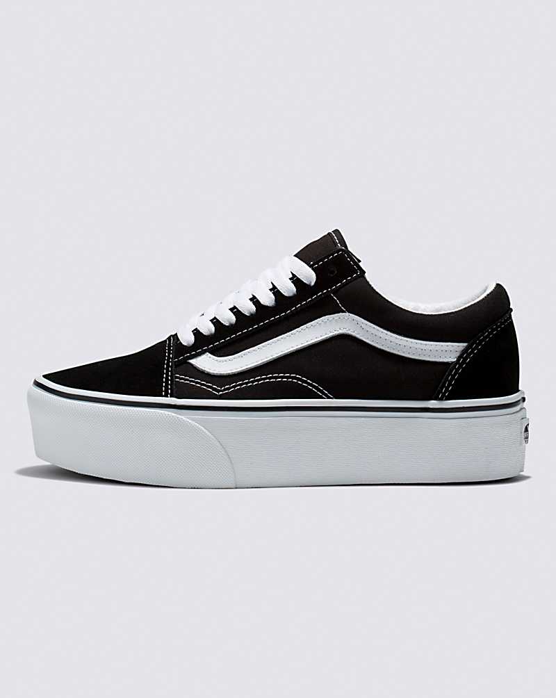 Vans | Skool Stackform Suede/Canvas Black/True White Shoe