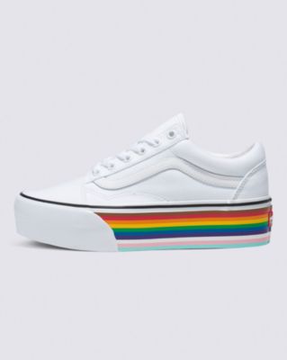Old Skool Stackform Pride Shoe(Rainbow)