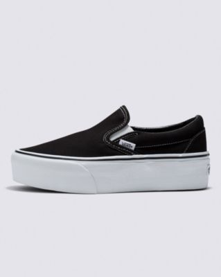 Classic Slip-On Stackform Shoe(Black/Classic White)
