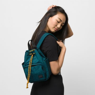 Going Places Small Backpack (Deep Teal) by Vans