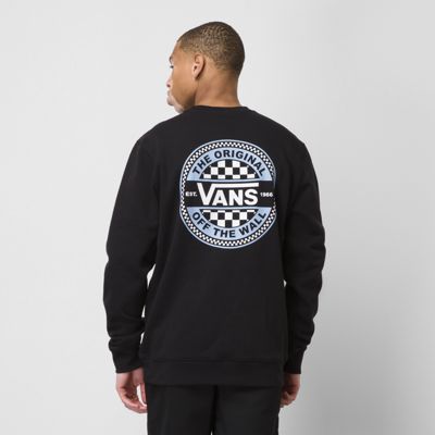 Vans Circle Checker Pullover Crew(black)
