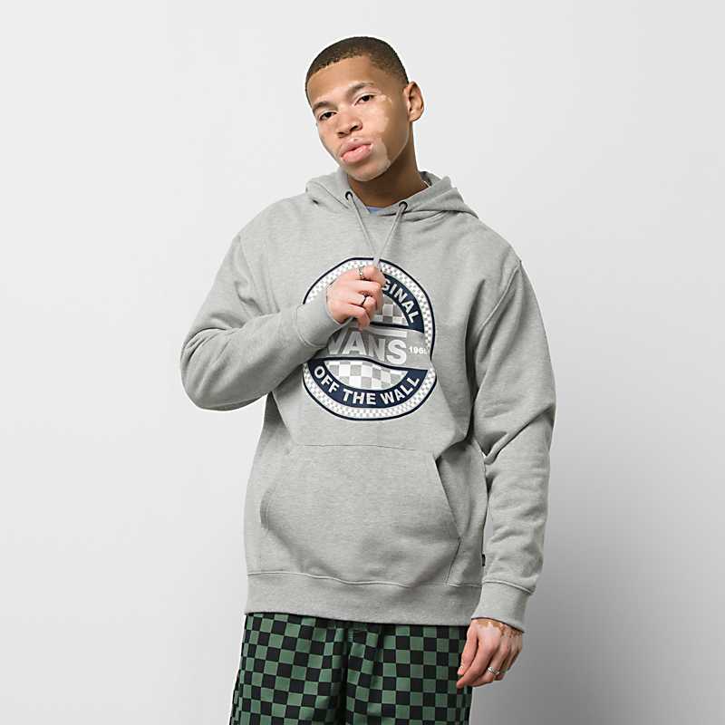 Circle Checker Pullover Hoodie