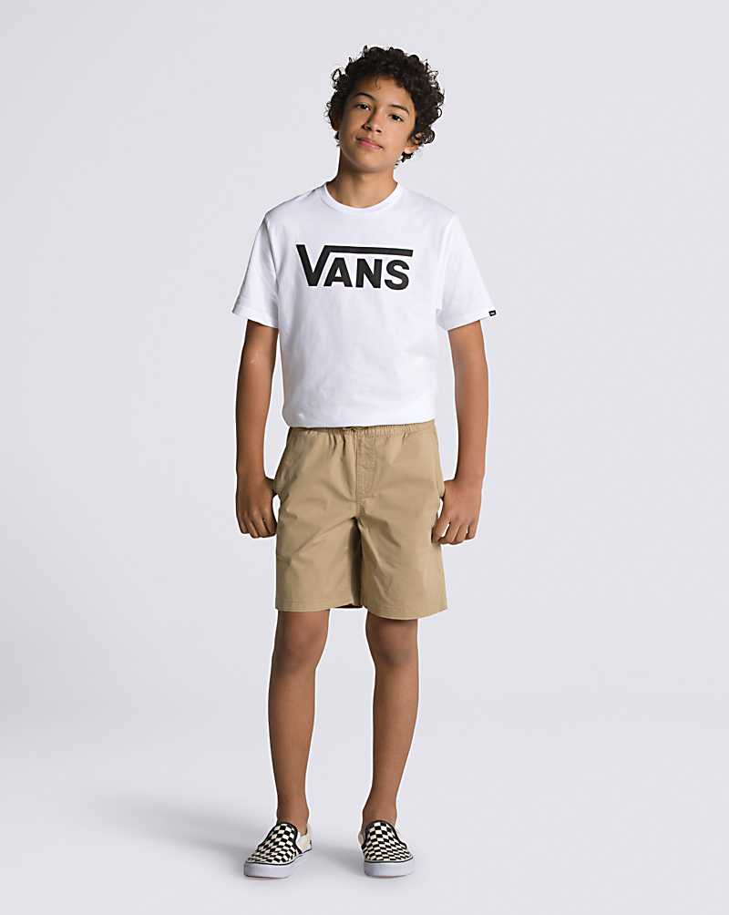 Vans | Kids Range Elastic Waist Shorts Khaki
