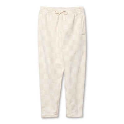 Vans Comfycush Aop Tapered Fleece Pant(antique White/checkerboard)