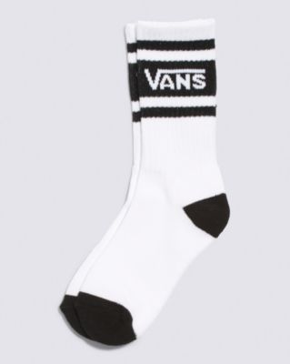 Vans Kids Drop V Crew Sock(white/black)