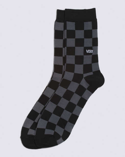 Vans Classic Print 3/4 Crew Sock (Black/Charcoal)