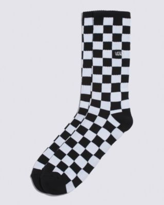 Checkerboard Crew Sock(Black/White Check)