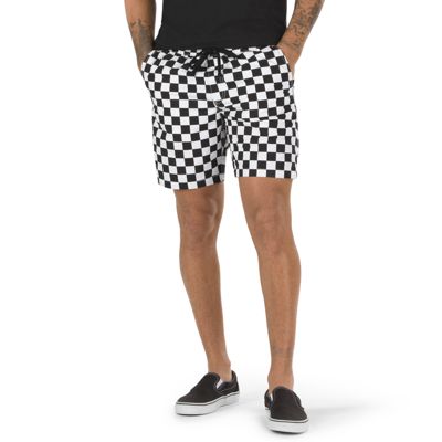 checkerboard shorts vans