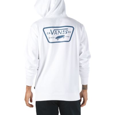 vans pullover hoodie white