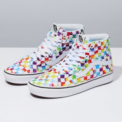 Tie-Dye Checker ComfyCush Sk8-Hi | Shop At Vans