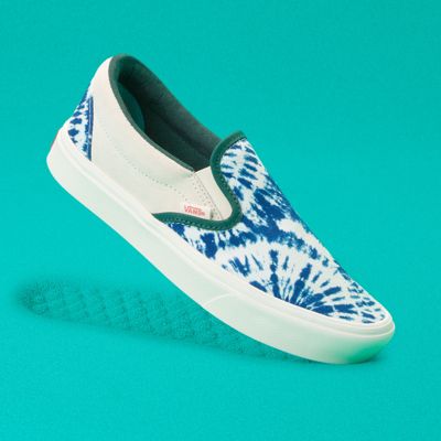 vans slip ons womens blue