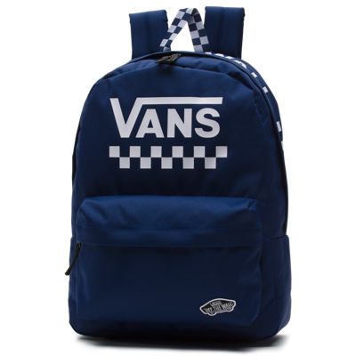 blue vans realm backpack