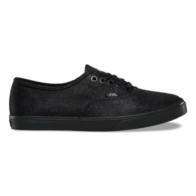 vans black glitter shoes 