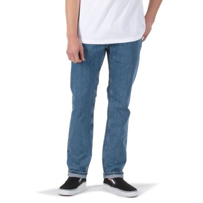 stone washed slim jeans