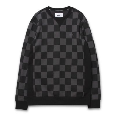 ComfyCush Checkered Ribbed Pullover | Shop Mens Sweatshirts At Vans