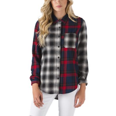 Meridian Mixed Flannel | Shop Womens Shirts At Vans