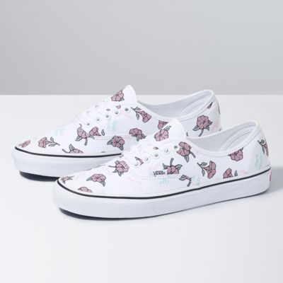 vans floral print shoes