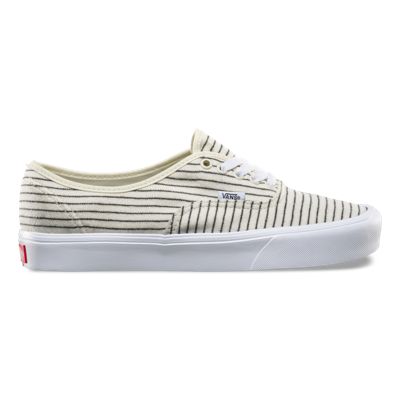 vans authentic white blue stripe