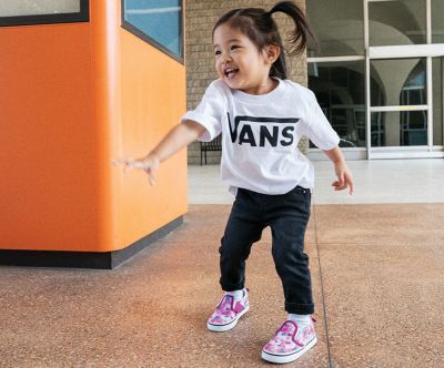 vans platform bambino arancione