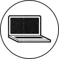Laptop sleeve icon