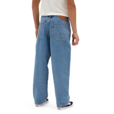 CHECK-5 BAGGY DENIM TROUSERS