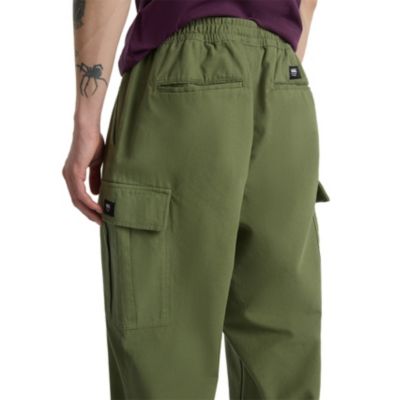 RANGE CARGO BAGGY TAPERED ELASTIC TROUSERS