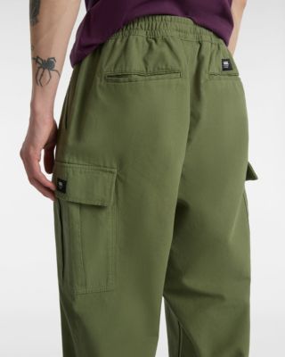RANGE CARGO BAGGY TAPERED ELASTIC TROUSERS