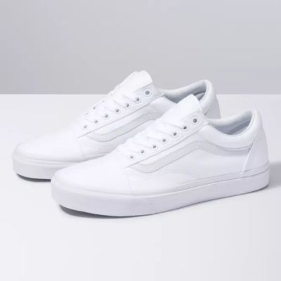 vans classic white shoes
