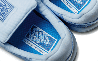 Blue Limoges Shoe closeup