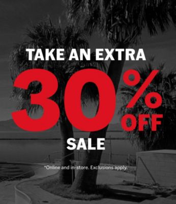 Take an extra 30% off sale. Online only. Exclusions apply.