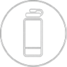 Backpack Feature Icon - Water Bottle Pocket