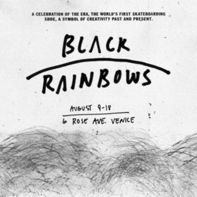 vans black rainbows