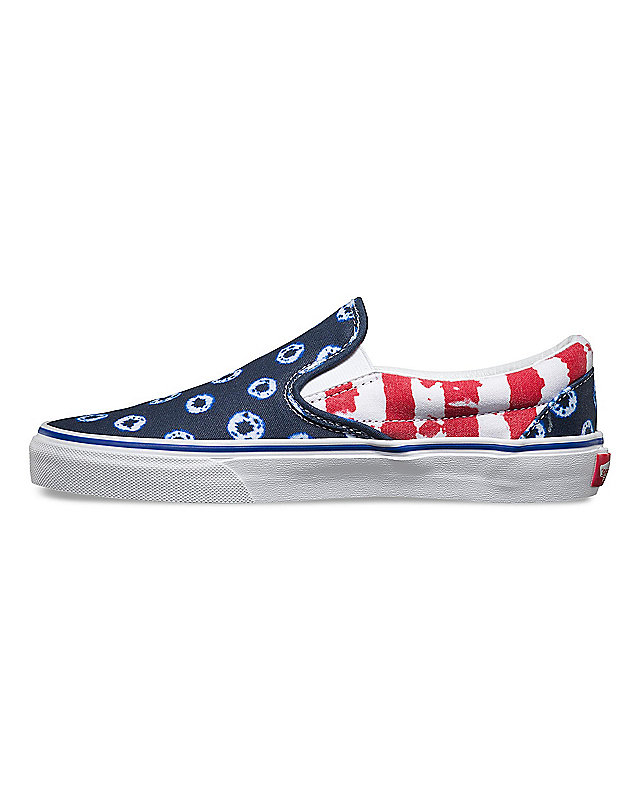 Dyed Dots & Stripes Classic Slip-On Shoes 4