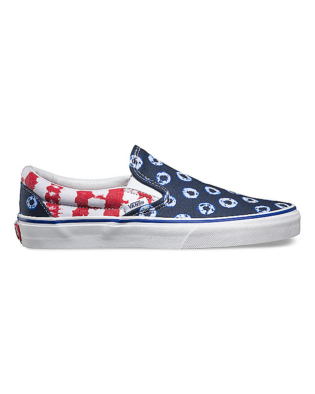 Dyed Dots & Stripes Classic Slip-On Shoes 1