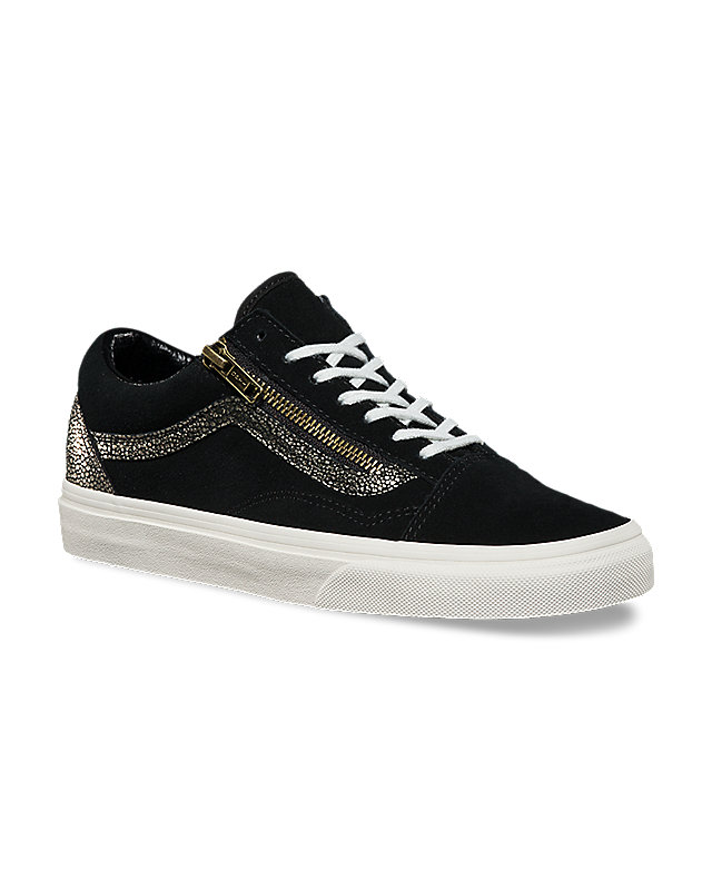 Gold Dots Old Skool Zip Shoes 3
