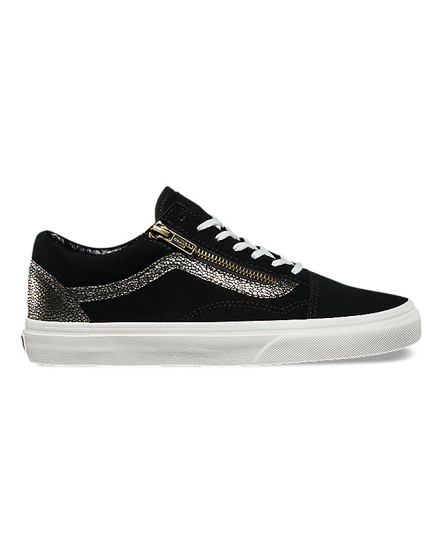 Gold Dots Old Skool Zip Shoes 1