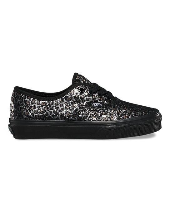 Kids Metallic Leopard Authentic Shoes | Vans